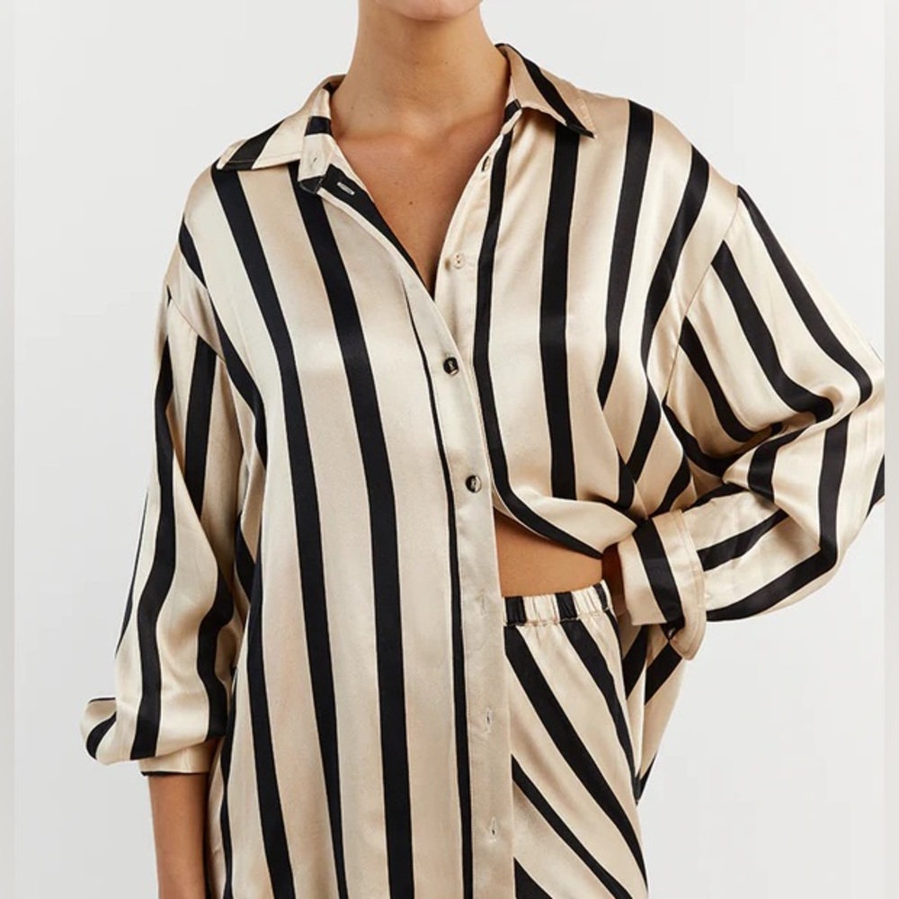 DISSH Pippa Stone Satin Shirt